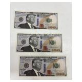 Trump Commemorative Novelty Bills