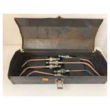 Welding Torch Tips and Handles in Metal box