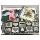 3 Placemats, Greeting Card Book, Napkins