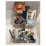 Vntg Sewing Supplies and Box