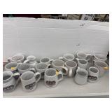Onion River Pottery Mugs Lot - Shipshewana