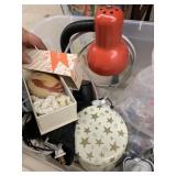 Box of lamp, misc