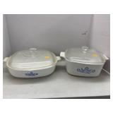 2 Vintage Corning Ware Dishes