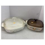2 Vintage Casserole Dishes