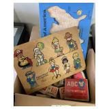 Vntg Wooden puzzles , missing pcs