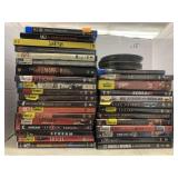 Stack of DVDs approximately 40