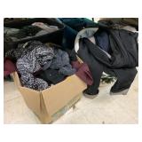 5cnt boxes of misc clothes