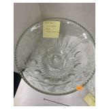 Punch bowl, crystal bowl, Indiana glass fruit