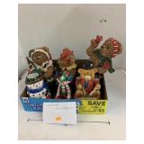 Christmas resin figurines