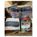 Box of swim floats