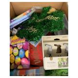 Box Easter decor and misc