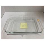 Glass cake pan 9 x 13