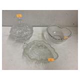 Vntg glass dishes