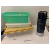 Tupperware and thermos