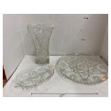 Vntg glass pieces