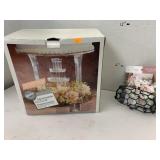 Plastic cane stand and flower holder