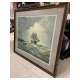 Mayflower Ship art framed