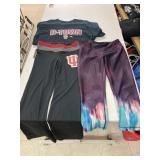 IU Tee and pants & exercise pants