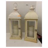 2cnt battery powered lanterns, unknown working