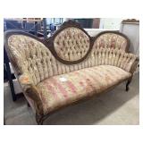 Vintage Victorian-style settee / couch