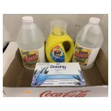 Flat of Ammonia, Tide, and Downy Sheets