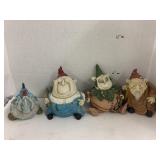 4 Ceramic Decorations