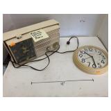 Zenith clock radio working and round clock