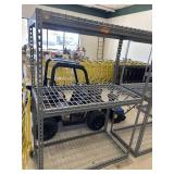 Metal Storage Rack w/ Wire Decking - Approx 48 x