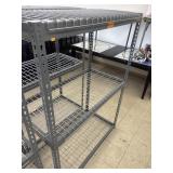 Metal Storage Rack w/ Wire Decking - Approx 48 x