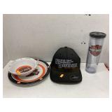 Kidï¿½s Harley Davidson bowls & plates, hat, & cup