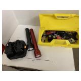 Flashlights, binoculars, car toys