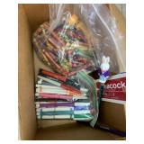 Markers and crayons