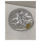 Cristal France snowflake paper weight