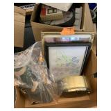 2 boxes of decor and misc