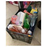 Box of kitchen items