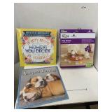 Dog treat mat and 2 calendars