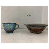 Carnival Glass Bowl and cup