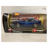 Burago Dodge Viper GTS Coupe 1996 die cast