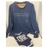 Notre Dame shirt and Onesie