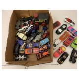 Flat of toy cars, hot wheels and misc