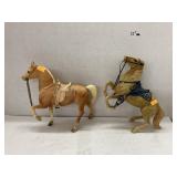 2- horse figures (Trigger?)