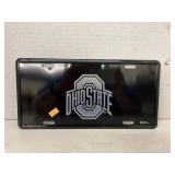 Ohio State metal license plate