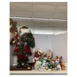 Santa decor and misc