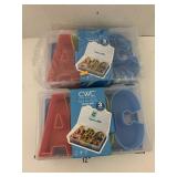 2cnt ABC Snack Trays