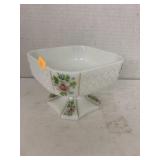 Vntg milk glass candy dish - Westmoreland