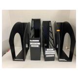 4 Vertical Magazine File Folders