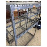 Metal Storage Rack w/ Wire Decking - Approx 48 x