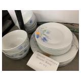 Gallery wildflower dishes, 20cnt