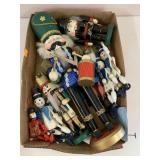 Nutcrackers and snowmen ornaments