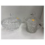 Vintage Lidded Candy Dishes
